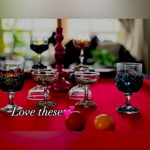 Handcrafted glasses/pair